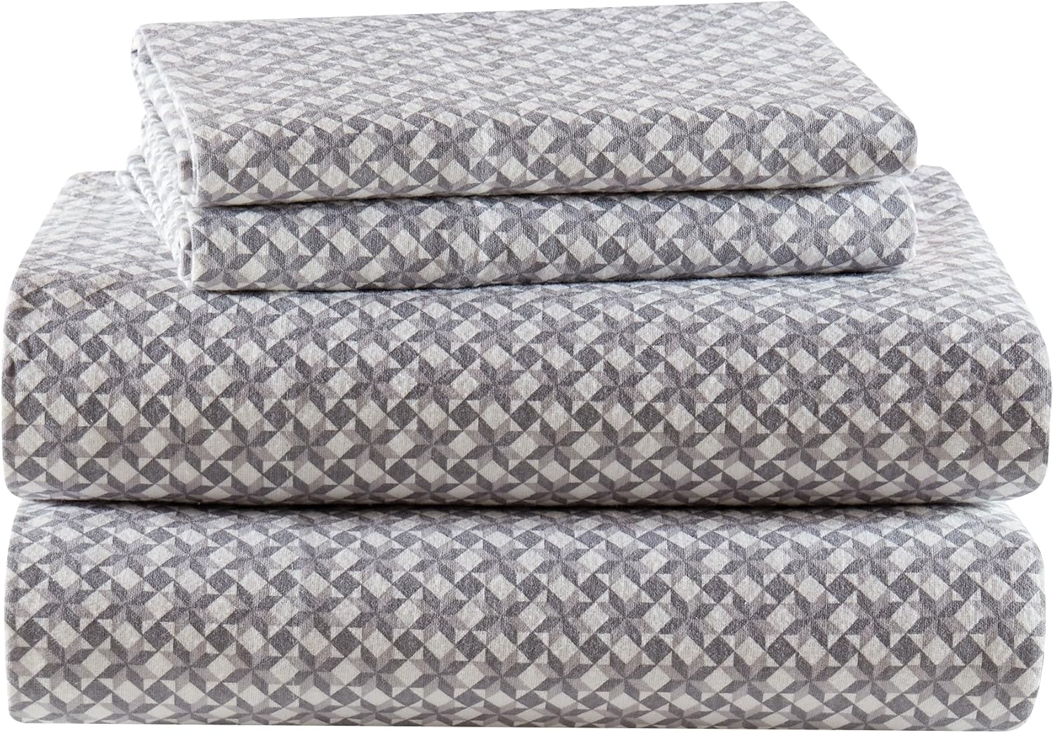 True North Cotton Sheet Set Cozy Print for Queen Beds