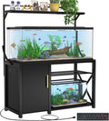 GDLF 55-75 Gallon Fish Tank Stand with Power Outlet and Storage