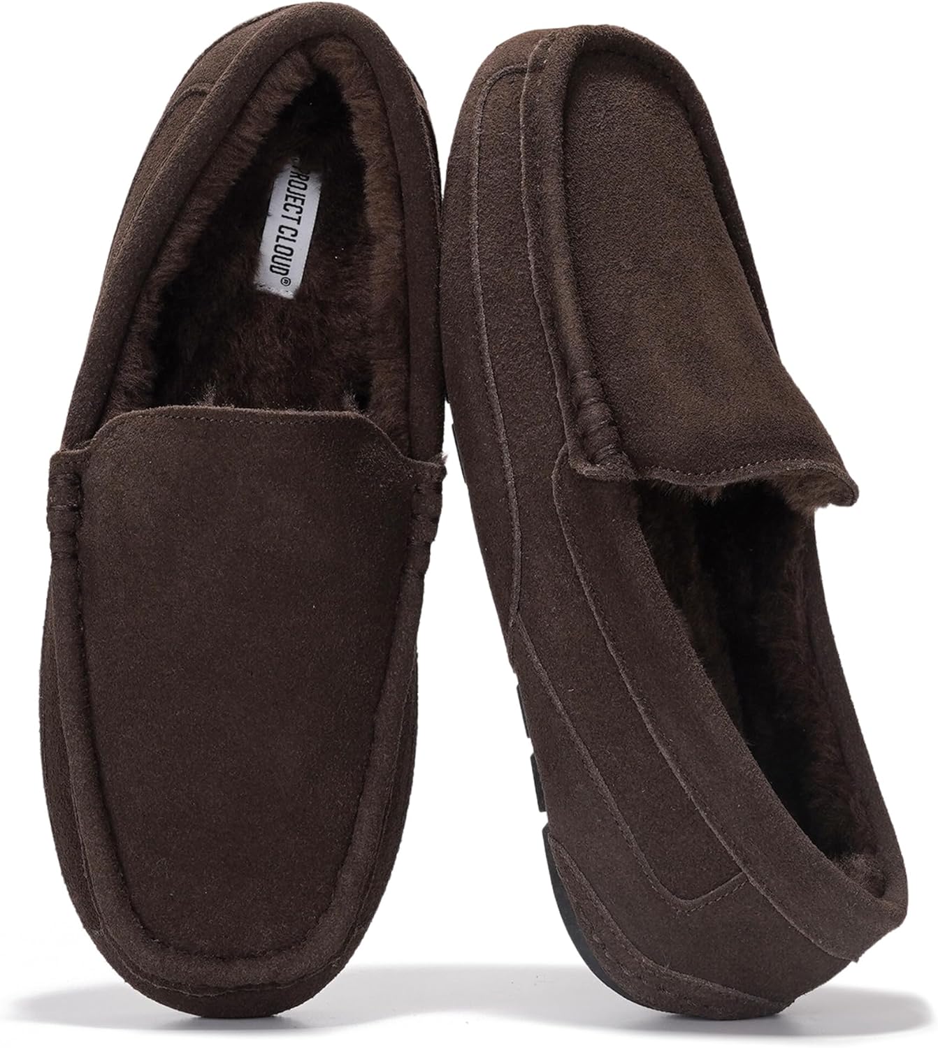Project Cloud Mens Slippers with Memory Foam for Comfort