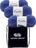 Premier Yarns Puzzle Hangman 1050-08 Chunky Bulky Yarn - 3 Skeins