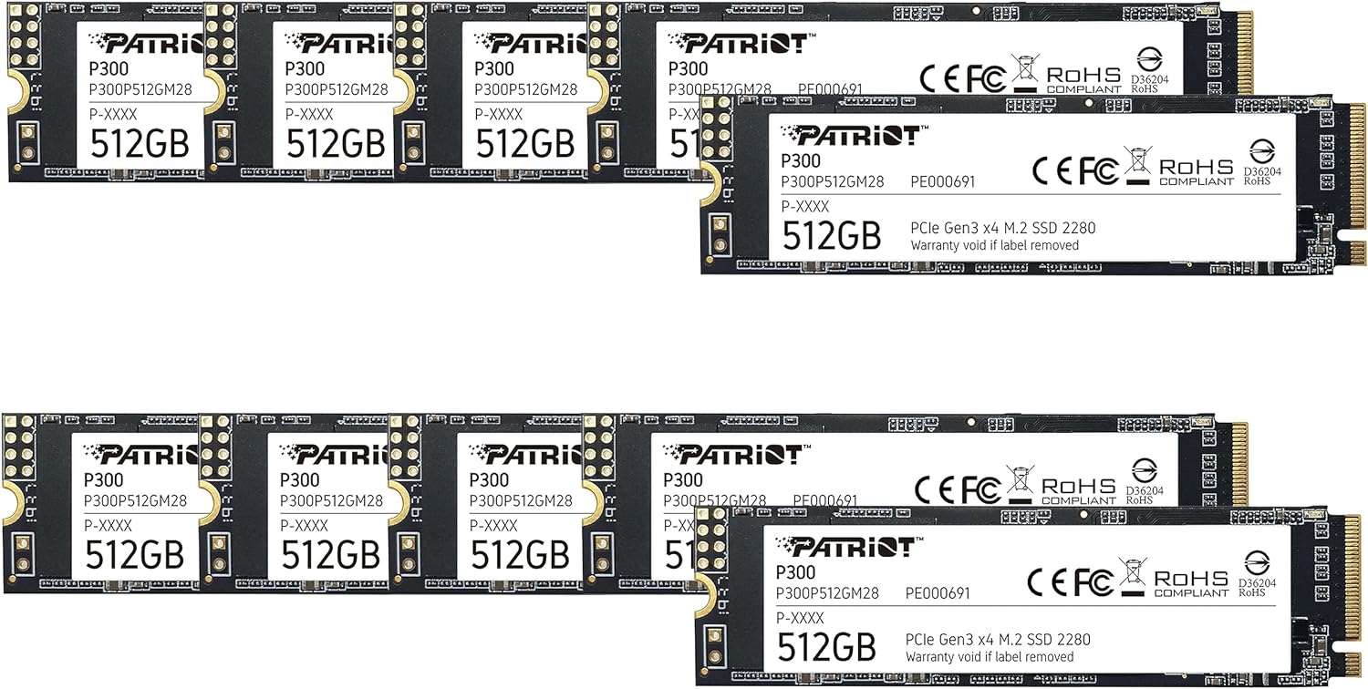 Patriot P300 512GB Internal SSD - High-Speed Storage Solution