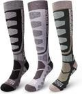 OutdoorMaster Merino Wool Ski Socks - Over Calf Thermal Comfort