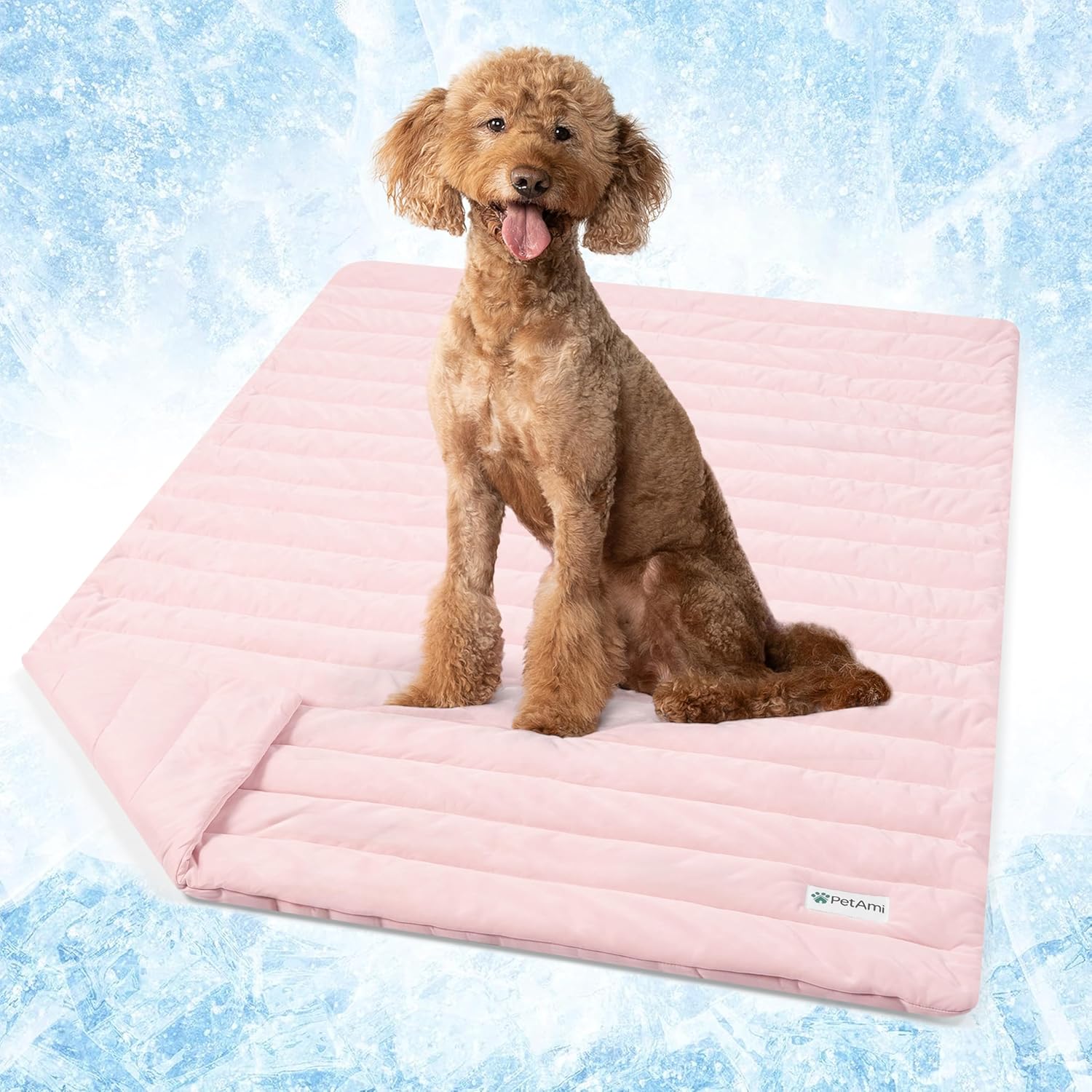 PetAmi Premium Pet Cooling Mat for Dogs and Cats, Large Size