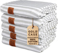 Turkish Beach Towel Set of 5 - Oversized Quick Dry Cotton
