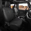 Jeep Wrangler Seat Covers 4Door JK 2013-2017 Black Nappa Leather