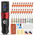 Wireless Tattoo Pen Kit - Cordless Tattoo Machine Kit for Beginners