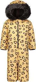 Jessica Simpson Girls Heavyweight Insulated Snowsuit - Cozy Leopard