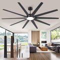 Fanbulous 92 in Industrial Ceiling Fan with Light - Quiet DC Cooling
