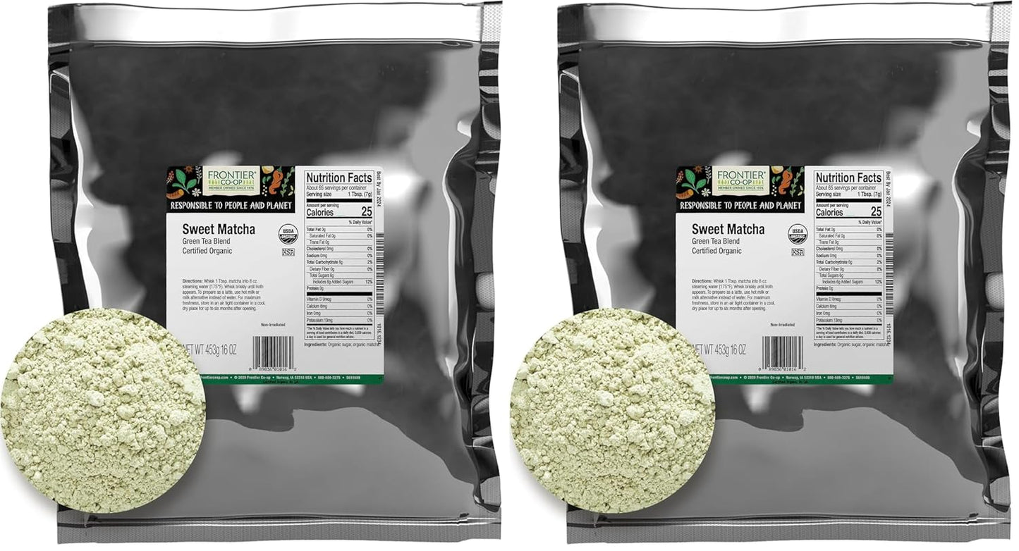 Organic Sweet Matcha Green Tea Blend for Delicious Beverages