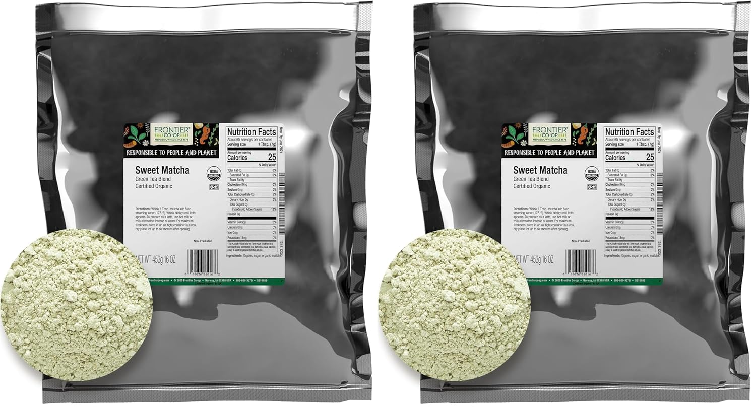 Organic Sweet Matcha Green Tea Blend for Delicious Beverages