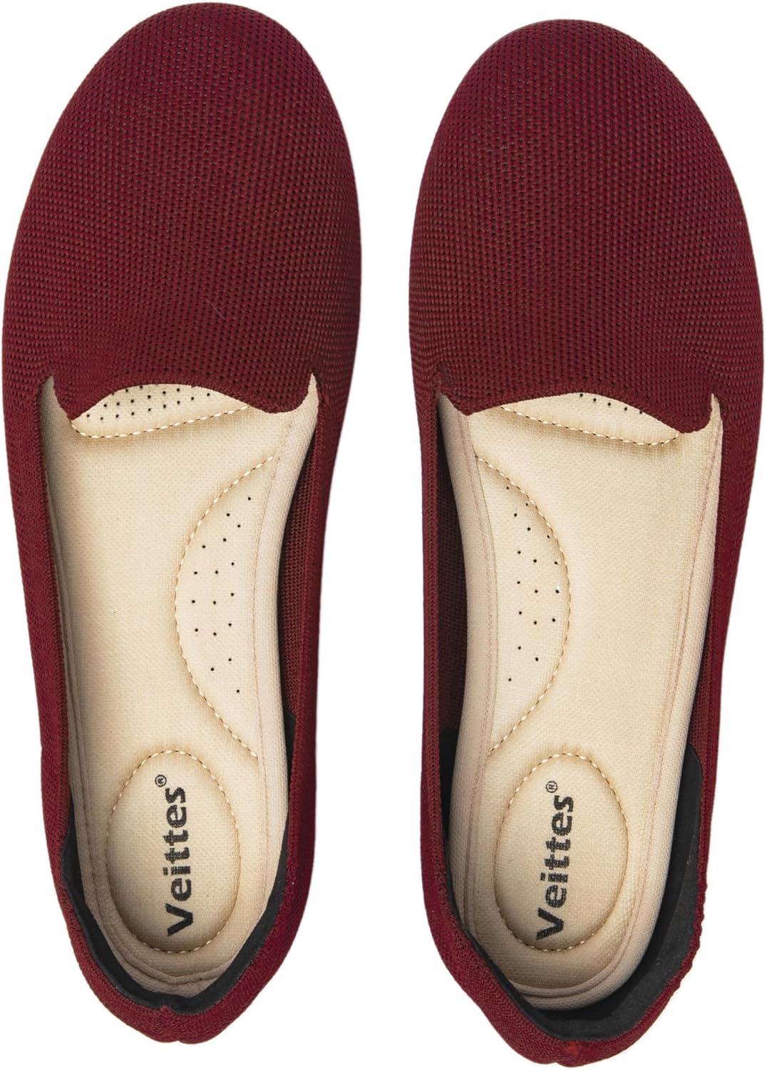 Veittes Women's Wide Width Flats Shoes for Comfort and Style