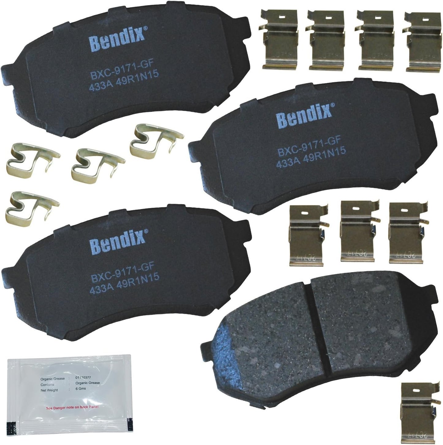 Bendix Priority1 CFC433A Ceramic Brake Pad Set for Mitsubishi Fuso