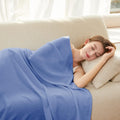 AmyHomie Cooling Blanket Queen Size - Lightweight Bamboo Rayon Comfort