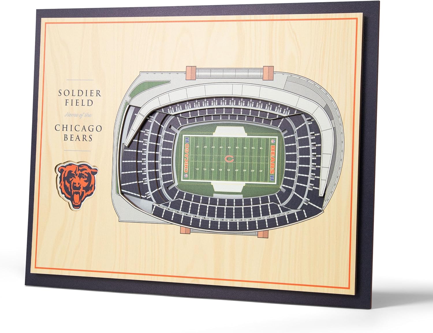 YouTheFan NFL 5-Layer StadiumView Wall Art for Fans