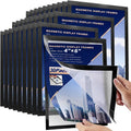 30 Pcs Magnetic Signs Holder for 4in x 6in Letter - Clear PVC Display