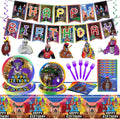 108pcs VR Birthday Decorations Tableware Set - Complete VR Party Kit