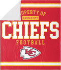 NFL Team Logo Sherpa Fleece Plush Throw Blanket - Soft 60in x 70in