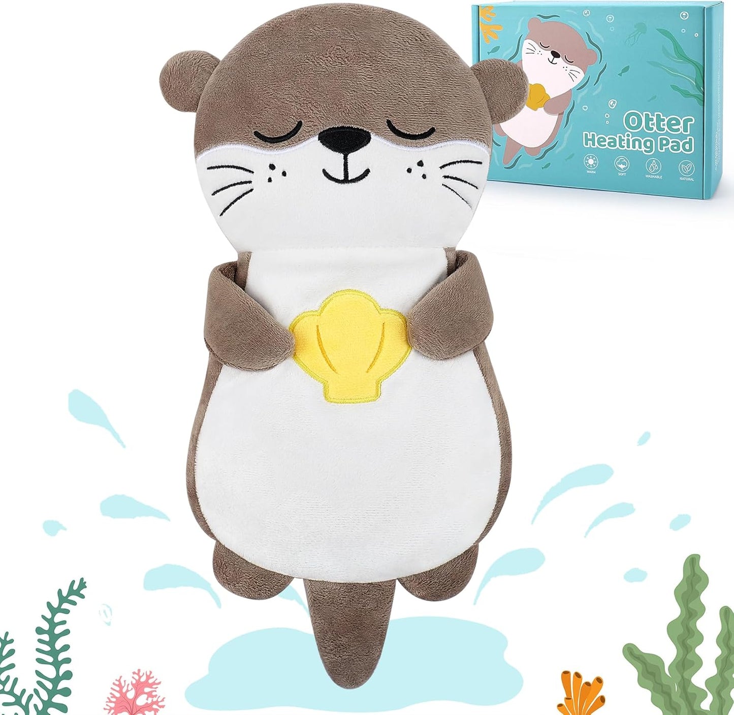 Lavender Scented Otter Heating Pad - Pain Relief
