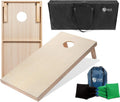 Tailgating Pros Cornhole Boards - Solid Wood 4ftx2ft Set with LED