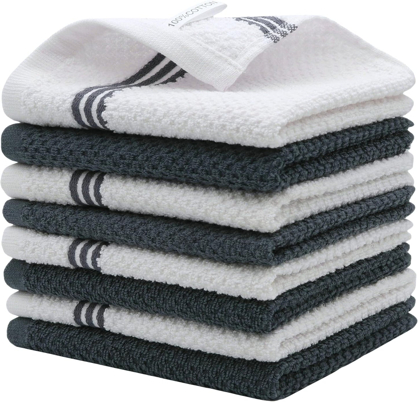 Mia'sDream Cotton Dish Cloths Set - Ultimate Drying & Cleaning!