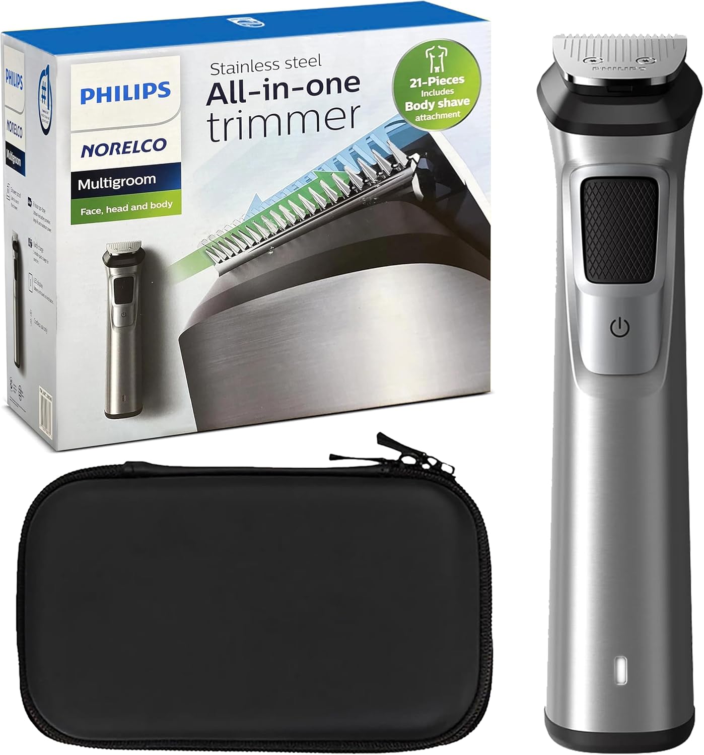 PHILIPS Multi Groomer 8000 Series: Ultimate 21 Piece Kit