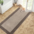 Dirt Trapping Door Mat 32 in x 72 in Beige Grayish Brown - Low Profile