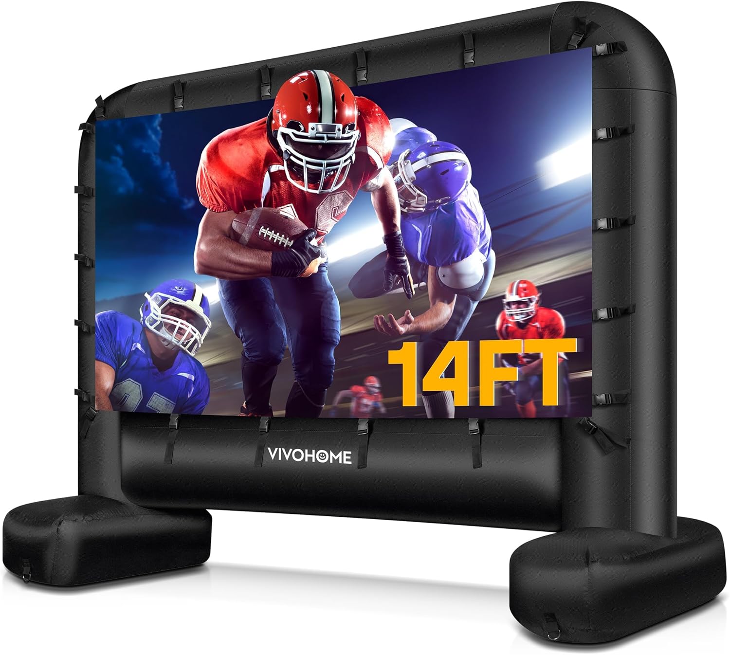 VIVOHOME 14 FT Inflatable Projector Screen for Outdoor Movies