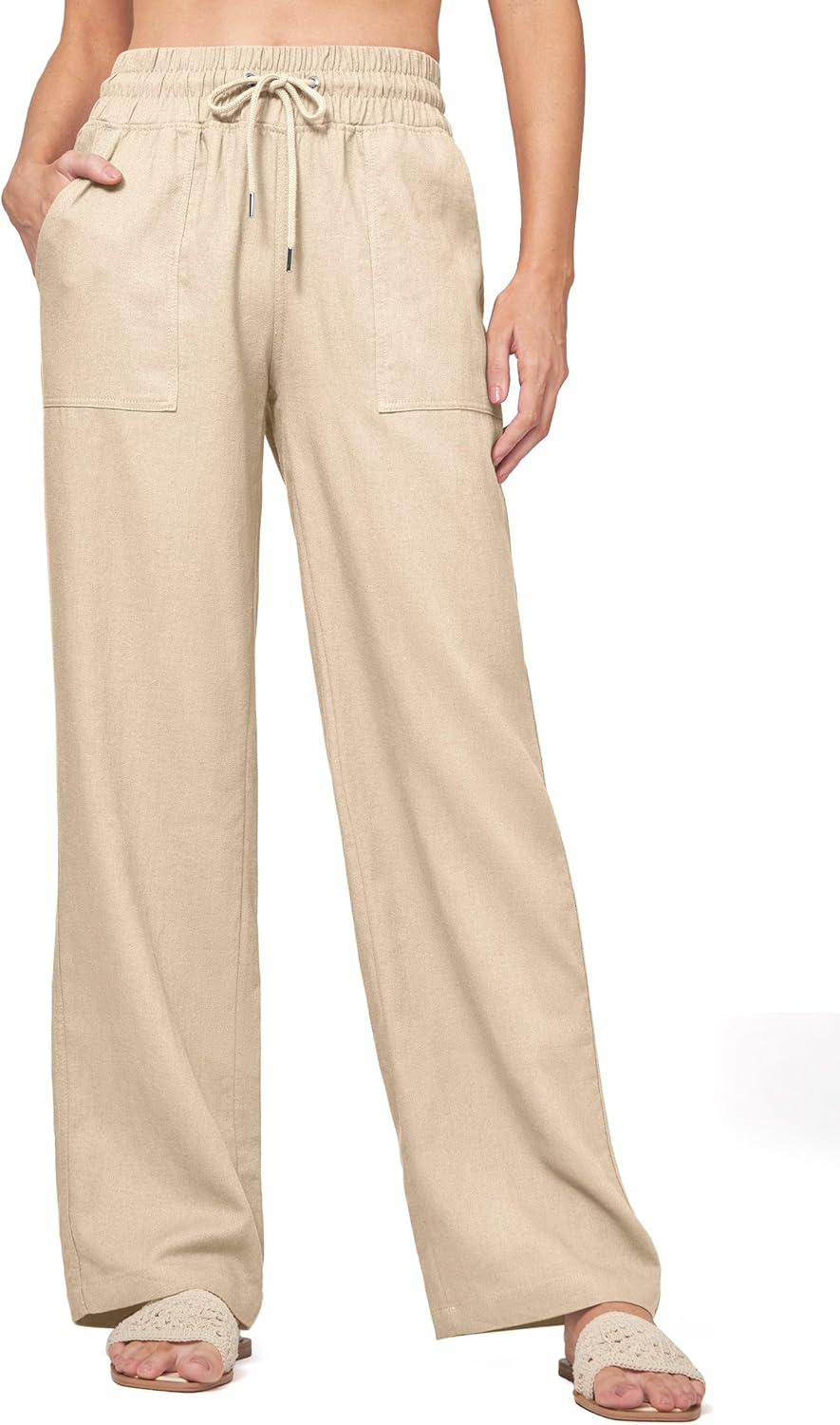 Willit Women Linen Pants Wide Leg Casual Palazzo Pants Review