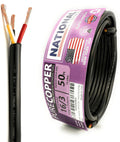 16 AWG 3-Conductor Premium Copper Wire, 50 ft - Flexible, Made in USA