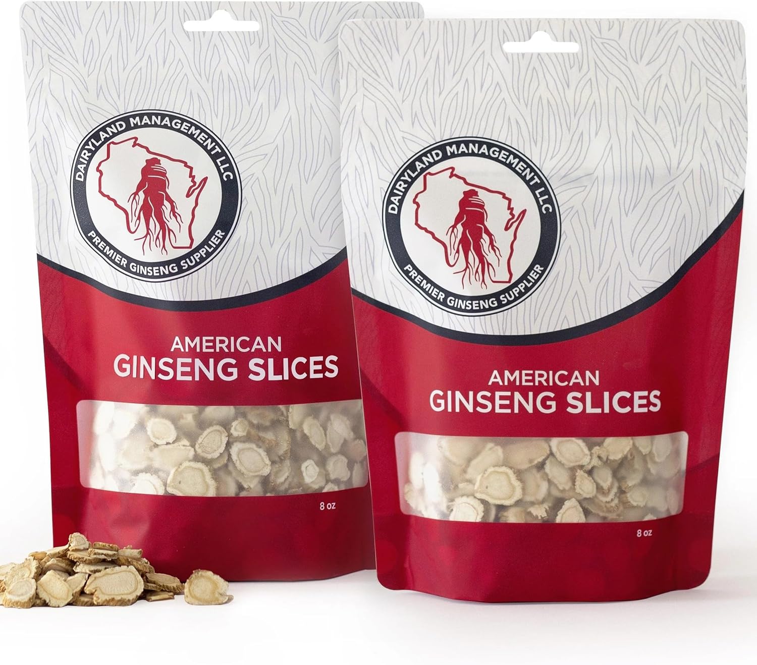 Dairyland American Ginseng Slices - Premium Herbal Supplement