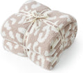 Snuggle Sac Leopard Microfiber Blanket Queen Size - Cozy, Reversible