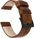 Top Grain Leather Watch Band for Men - Quick Release 22mm