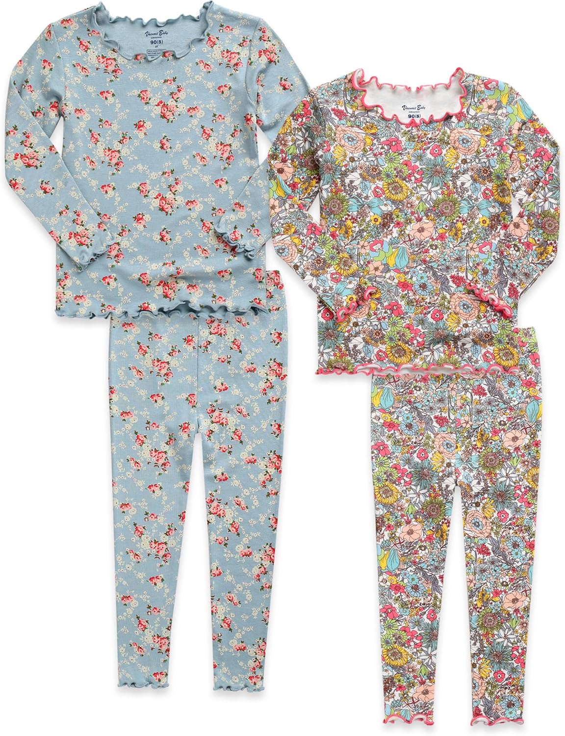 Soft Comfy Modal Tencel Sleepwear Pajamas for Kids 6M-12Y