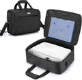 CURMIO Projector Carrying Case - Padded Protection and Laptop