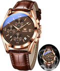 KANGYANG OLEVS Chronograph Mens Watch - Classic Luxury & Waterproof!