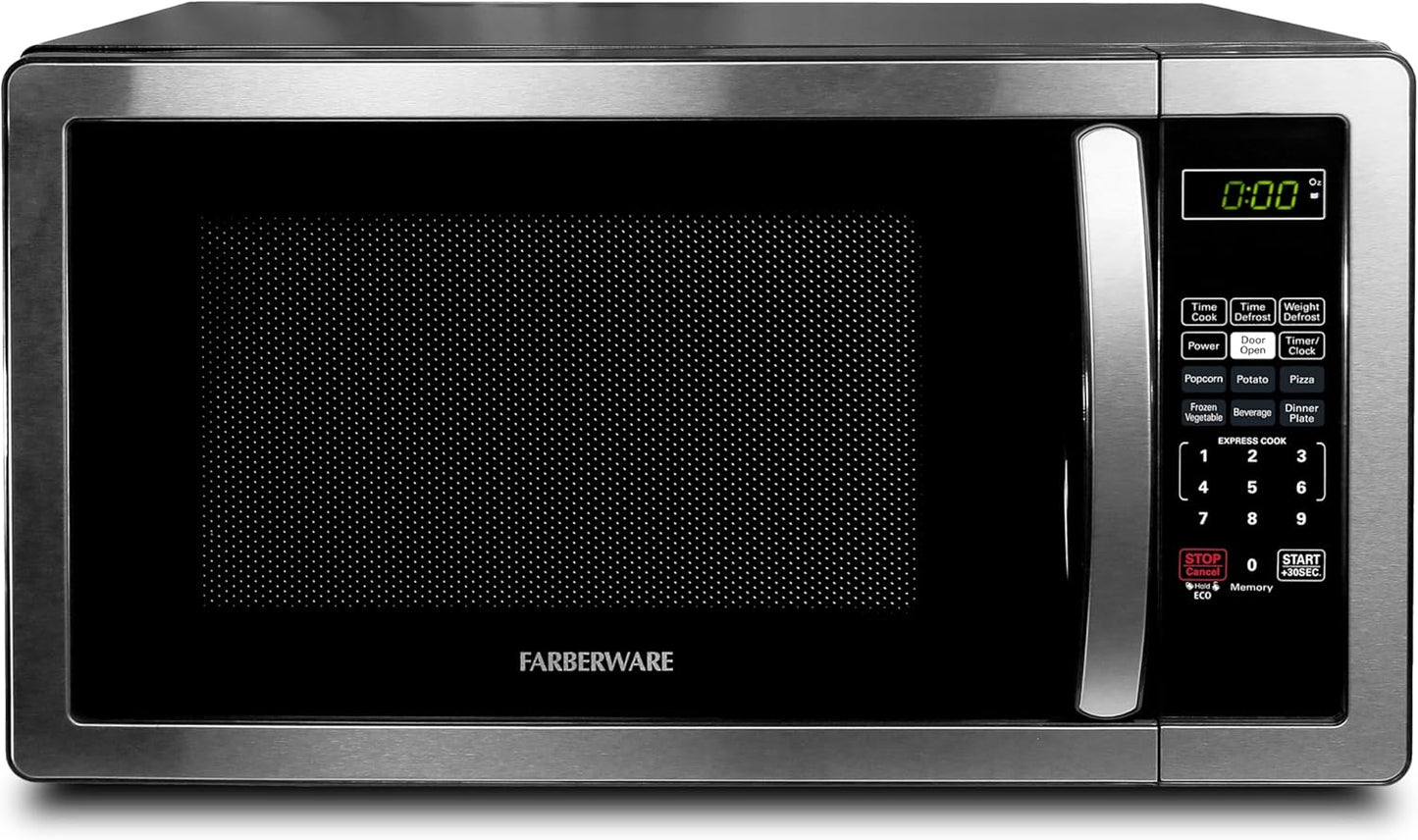 Farberware 1000W Microwave - Ideal for Apartments!