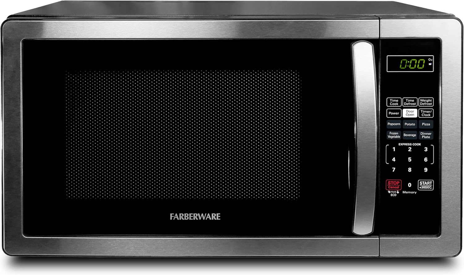 Farberware 1000W Microwave - Ideal for Apartments!