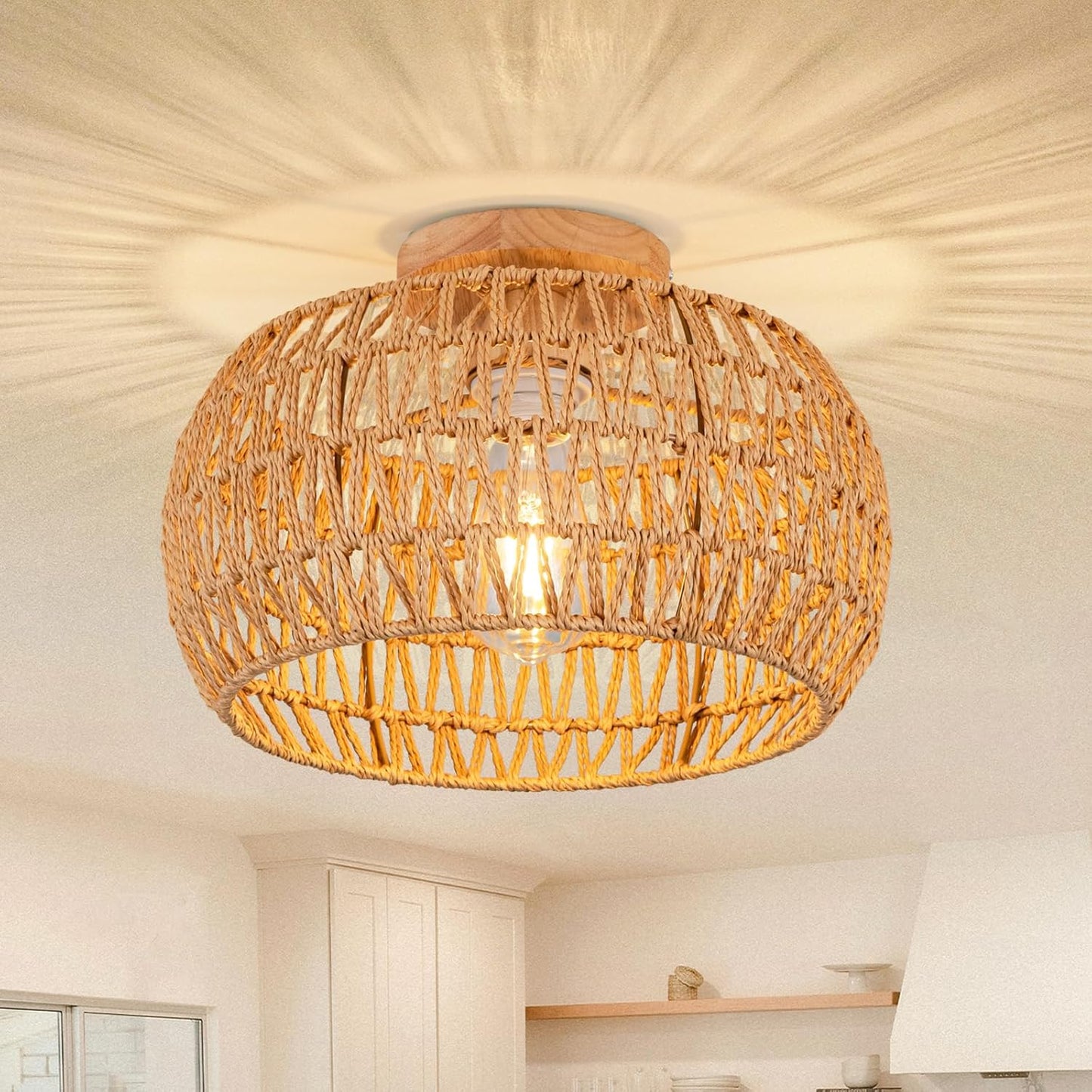 Boho Ceiling Light Fixtures by OCWHT for Stylish Spaces