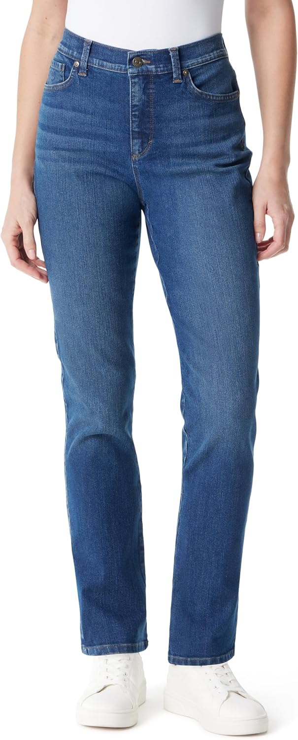 Gloria Vanderbilt Womens Amanda Classic High Rise Tapered Jean