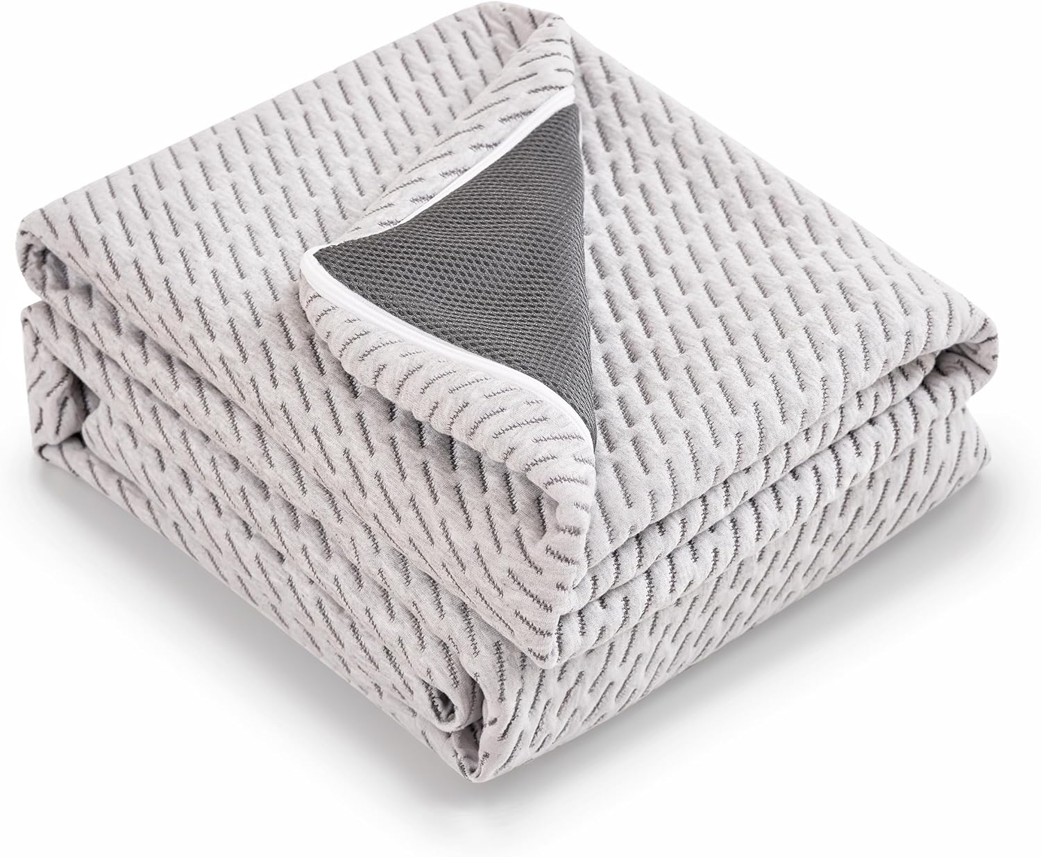 Subrtex Mattress Topper Protector Cover for King Size Bedding