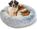 Calming Donut Dog and Cat Bed for Extra Large Pets Up to 150 lbs
