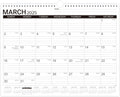 Spiral Bound 2025-2026 Monthly Calendar by Lortarl