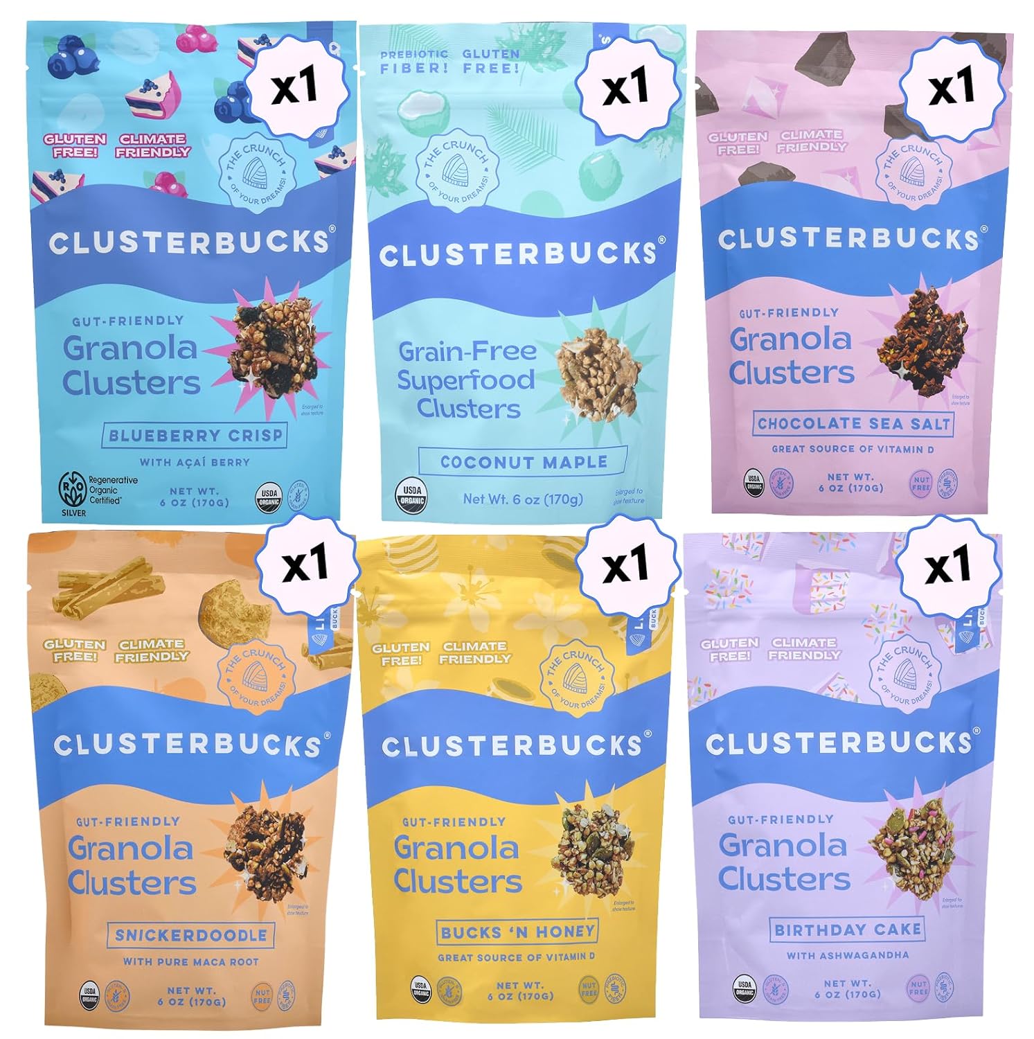 Clusterbucks Superfood Clusters: Grain-Free Keto-Friendly Snack