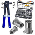 Stainless Steel Rivet Nut Tool Kit 750 Pcs - Durable 304 Set