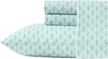Queen Sheet Set Cotton Percale - Crisp Tropical Bedding