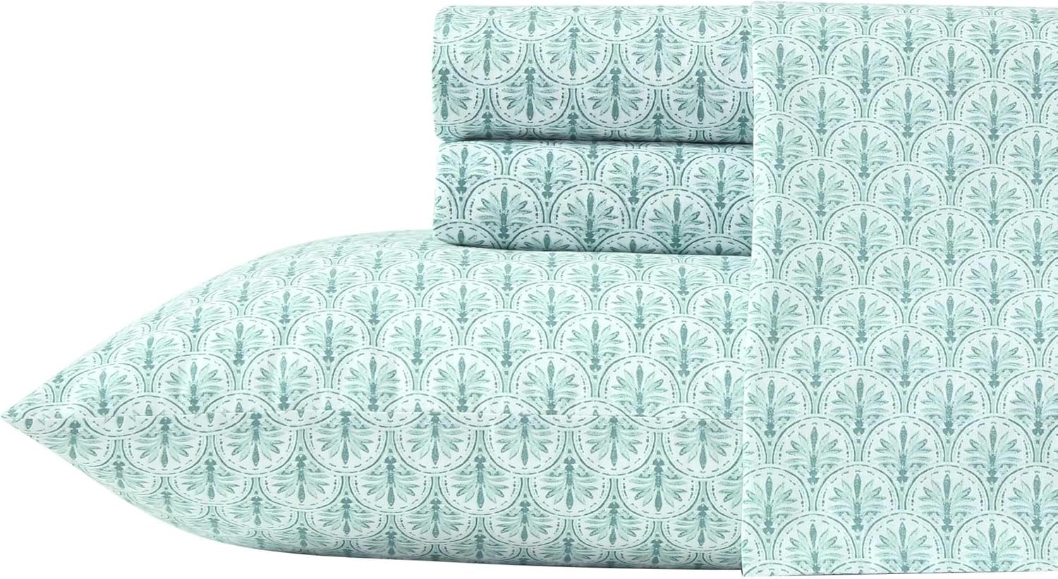 Tommy Bahama Queen Sheet Set - Super Soft Cotton Percale Bedding