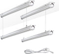 4Pack 4FT LED Shop Light Garage Lights 50W 6000K - Bright, Linkable