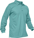Men's Long Sleeve Quick Dry Polo Shirt - Performance Golf Tee