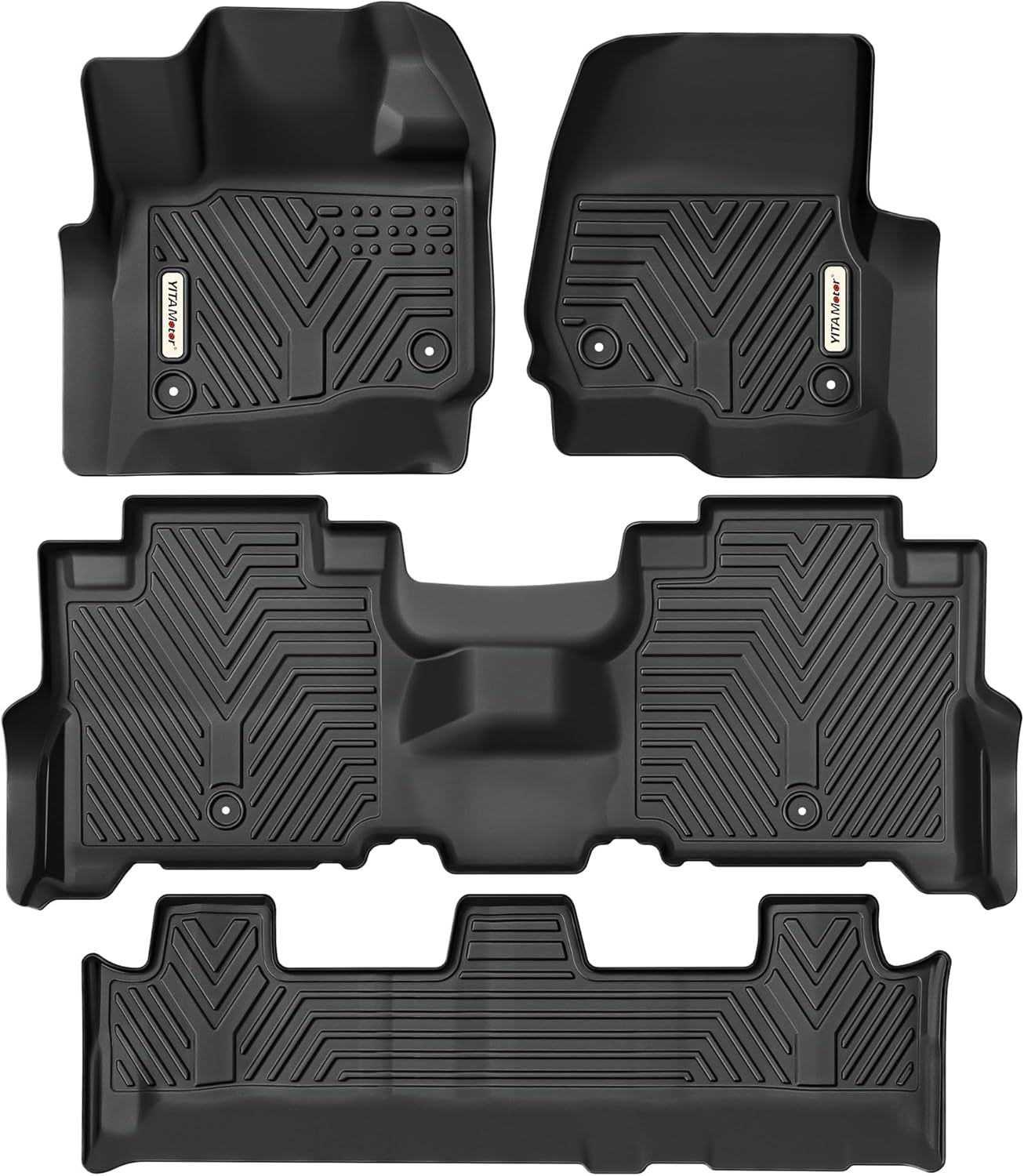 YITAMOTOR Floor Mats for 2018-2025 Ford Expedition Max 8 Seats
