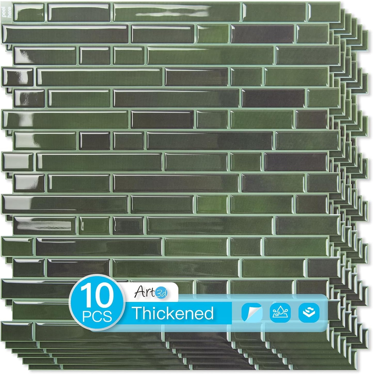 Heavy-Duty Peel and Stick Backsplash Tiles for Modern Spaces